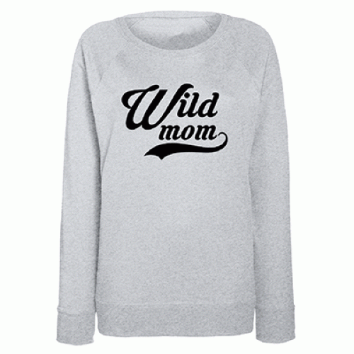 Trui Wild Mom grijs 